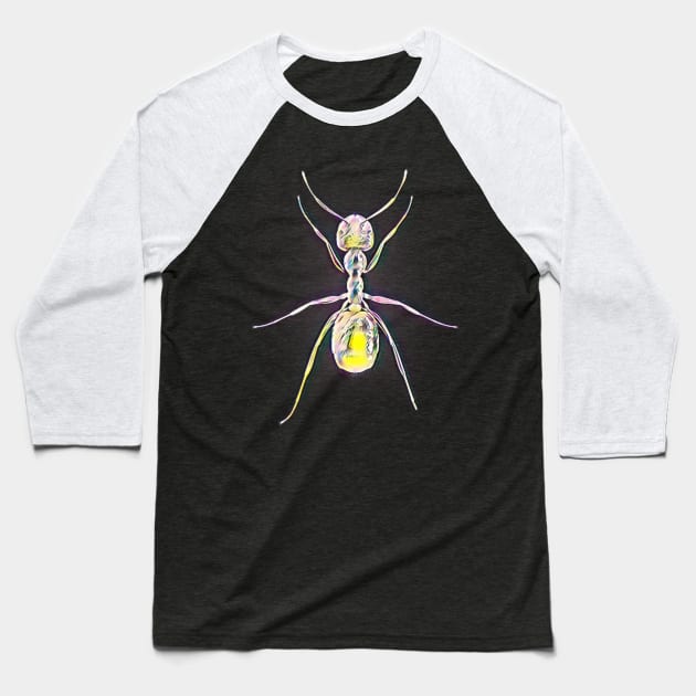 Ant Baseball T-Shirt by Nimmersatt